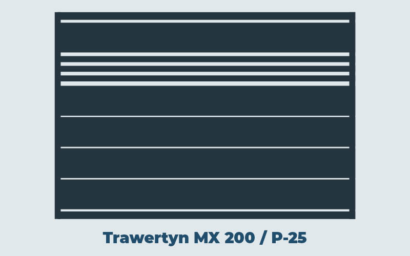Frontzaun Element Trawertyn MX
